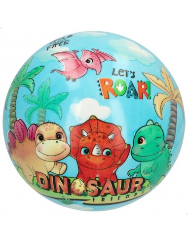 PELOTA DINOSAURIO 14-CM.
