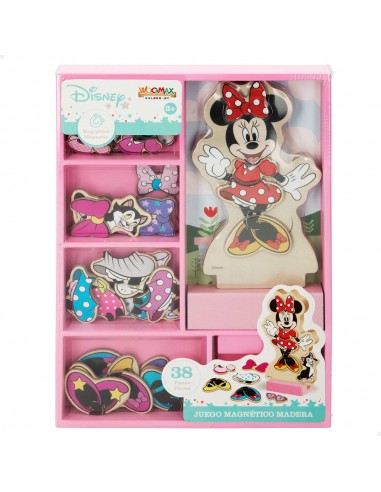 VESTIDOS MADERA MAGNETICO DISNEY