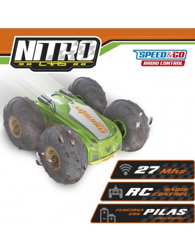 Coche radiocontrol reversible CB Toys