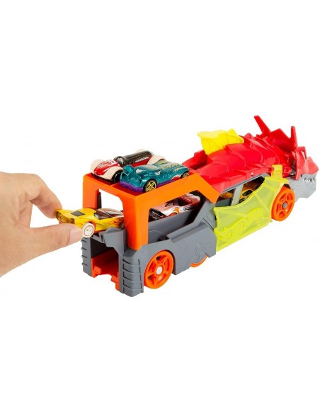 HOT WHEEL CAMION DRAGON LANZADOR