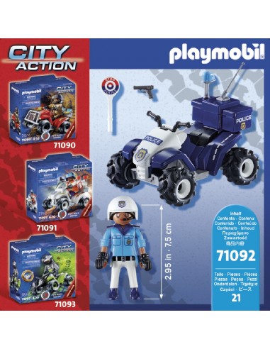 PLAYMOBIL SPEED QUAD POLICIA