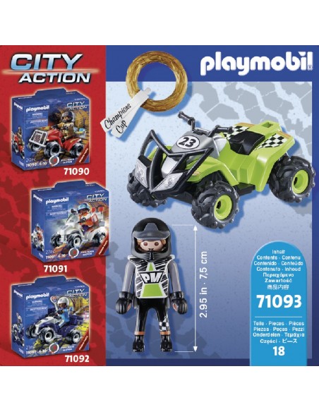 PLAYMOBIL SPEED QUAD CARRERAS
