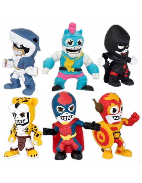 Super Masked Figuras de acción stretchy