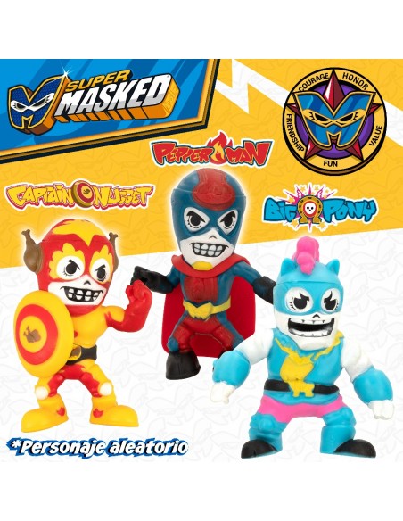 Super Masked Figuras de acción stretchy