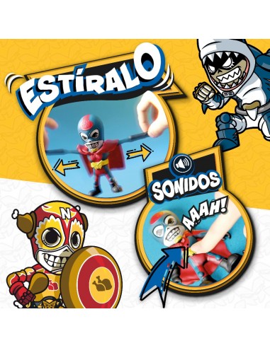 Super Masked Figuras de acción stretchy