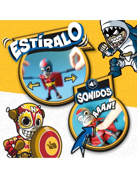 Super Masked Figuras de acción stretchy