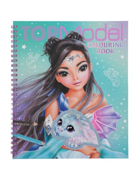 LIBRO COLOREAR TOP MODEL