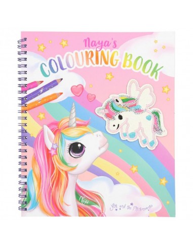 LIBRO COLOREAR CON UNICORNIO