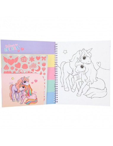 LIBRO COLOREAR CON UNICORNIO