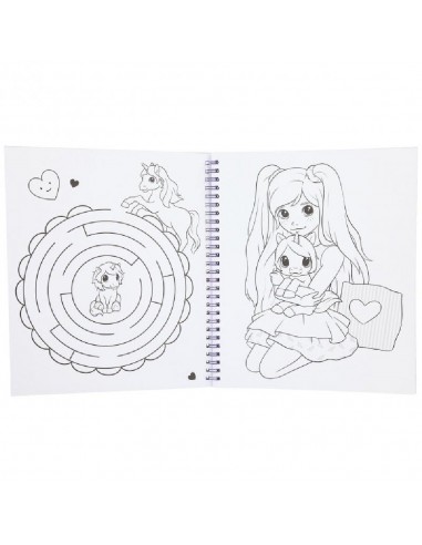 LIBRO COLOREAR CON UNICORNIO