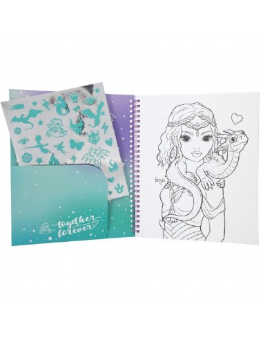 LIBRO COLOREAR TOP MODEL
