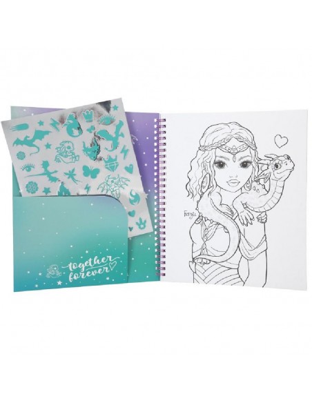 LIBRO COLOREAR TOP MODEL