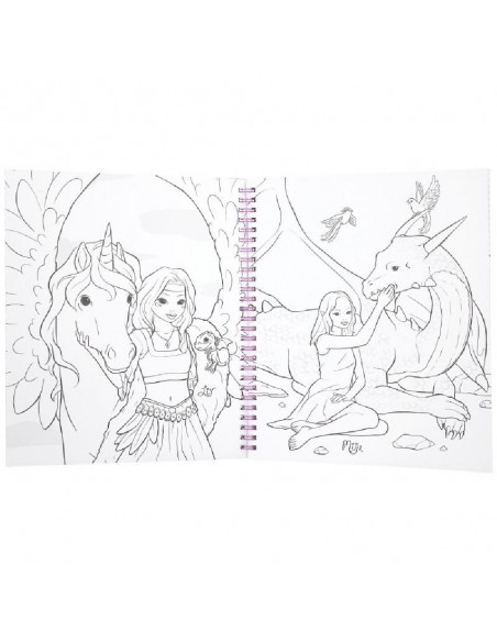 LIBRO COLOREAR TOP MODEL