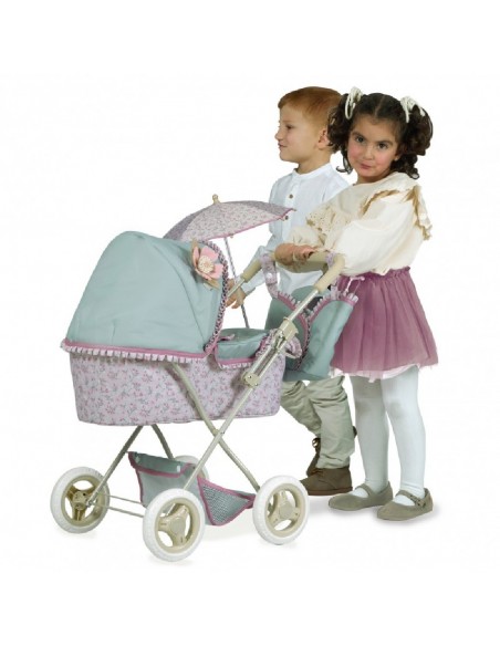 COCHE MUÑECA PROVENZA PLEGABLE C/SOMBRILLA 85045