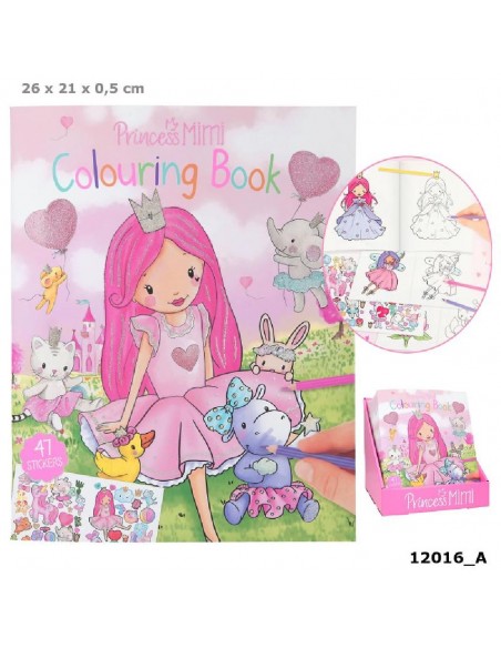 MINI LIBRO DE COLOREAR PRINCESAS