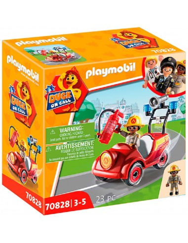 PLAYMOBIL MINI-COCHE BOMBEROS