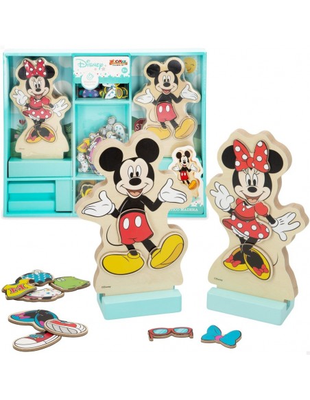 PUZZLE MAGNETICO MADERA DISNEY