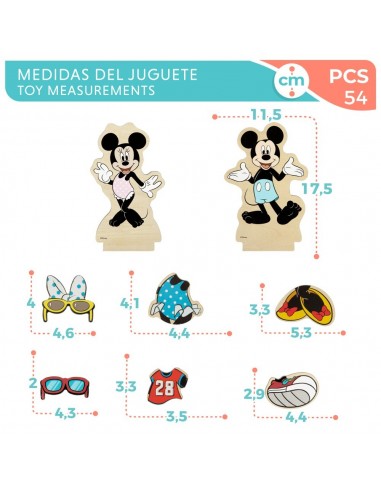 PUZZLE MAGNETICO MADERA DISNEY