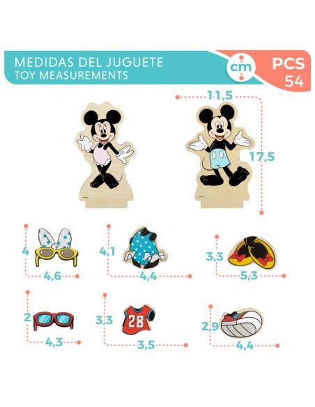 PUZZLE MAGNETICO MADERA DISNEY