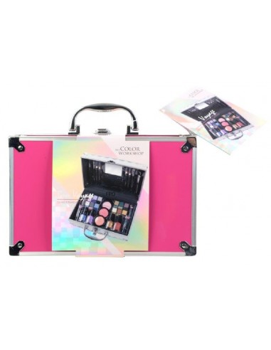 MALETIN MAQUILLAJE VIAJE ROSA