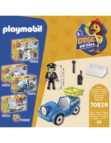 PLAYMOBIL MINI-COCHE POLICIA DUCK ON CALL