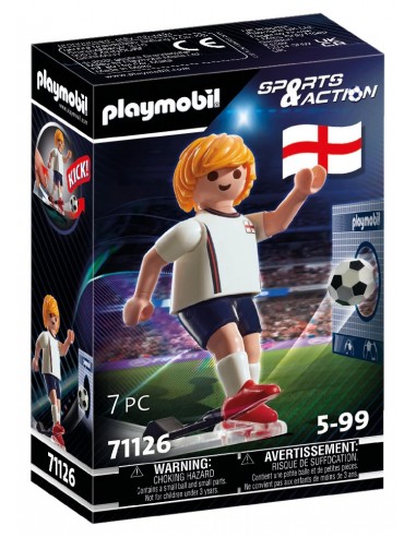 PLAYMOBIL FUTBOLISTA INGLATERRA