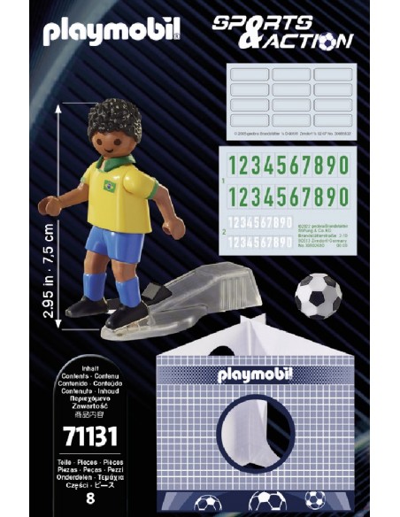 PLAYMOBIL FUTBOLISTA BRASIL