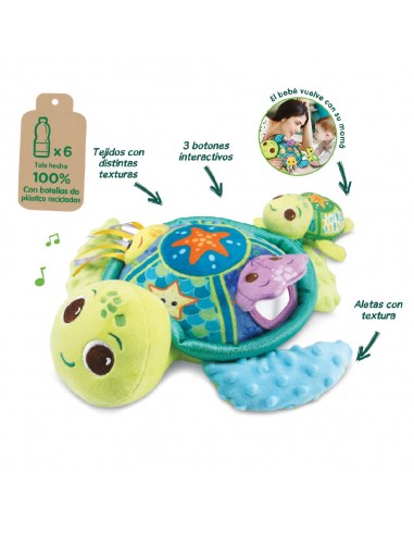 TORTUGA Y SU BEBE PELUCHE