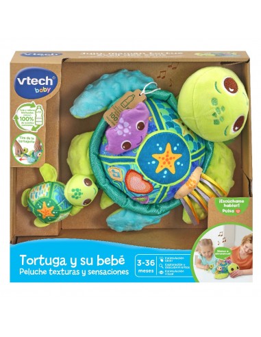 TORTUGA Y SU BEBE PELUCHE