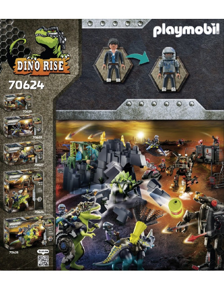 PLAYMOBIL T-REX BATALLA