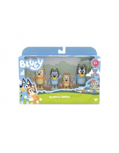 BLUEY PACK 4 FIGURAS