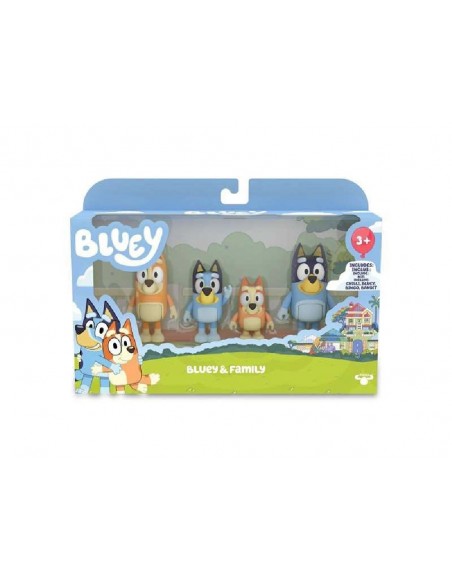 BLUEY PACK 4 FIGURAS
