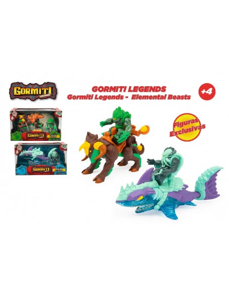 GORMITI ELEMENTAL BESTIAS SURTIDAS