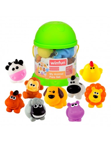 SET 10 ANIMALES PVC