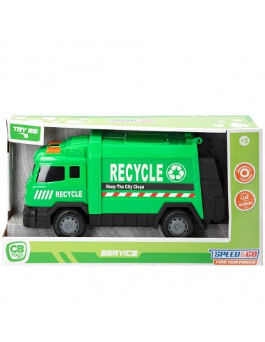 CAMION BASURA FRICCION CON  LUZ Y... CAMION BASURA FRICCION CON  LUZ Y...