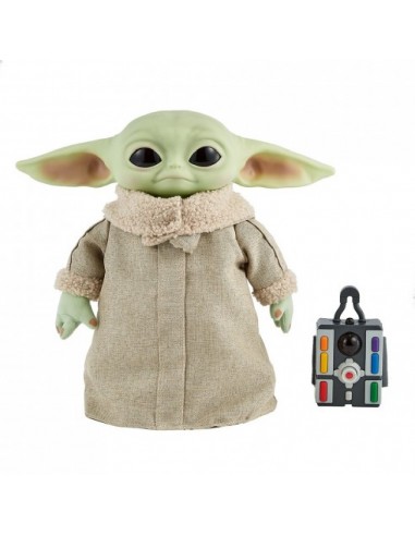 PELUCHE BABY YODA CON MOVIMIENTOS STAR WARS