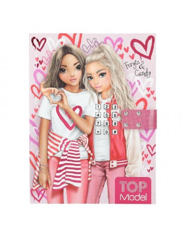 DIARIO CON CODIGO TOPMODEL ONE LOVE