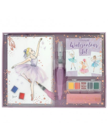 SET ACUARELAS BALLET TOPMODEL