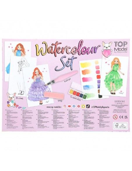 SET ACUARELAS  TOPMODEL