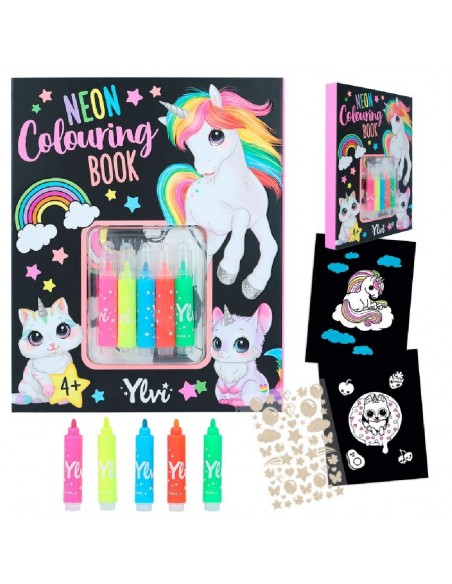 LIBRO COLOREAR NEON