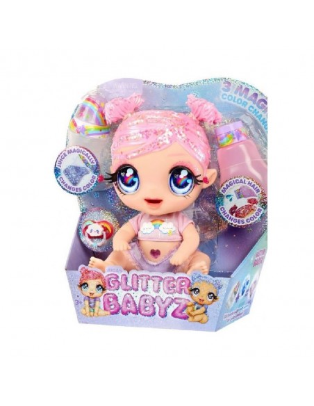 MUÑECA GLITTER BABYZ ARCOIRIS