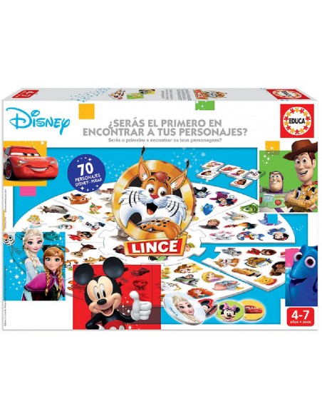 JUEGO LINCE DISNEY 70 PERSONAJES