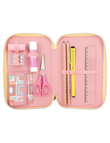 ESTUCHE TRIPLE TOPMODEL  HIPPIE HEART