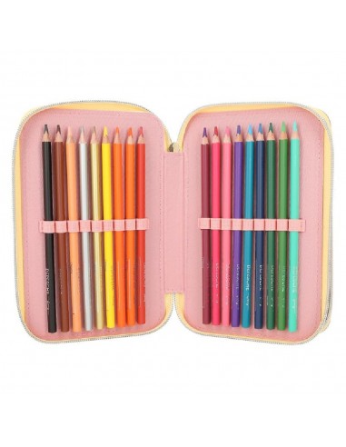 ESTUCHE TRIPLE TOPMODEL  HIPPIE HEART