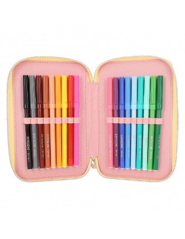 ESTUCHE TRIPLE TOPMODEL  HIPPIE HEART