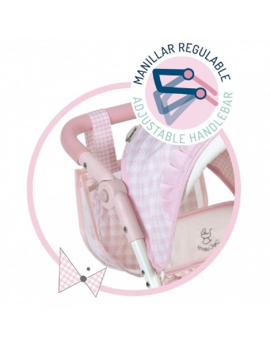 COCHE MUÑECA GEMELAR NIZA PLEGABLE
