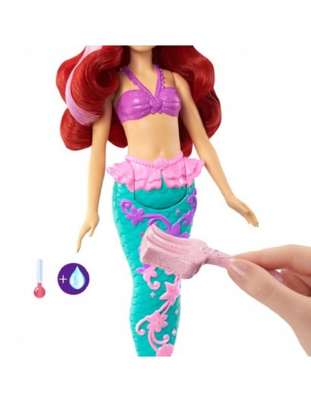 MUÑECA PRINCESA ARIEL CAMBIA DE COLOR