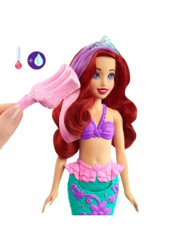 MUÑECA PRINCESA ARIEL CAMBIA DE COLOR