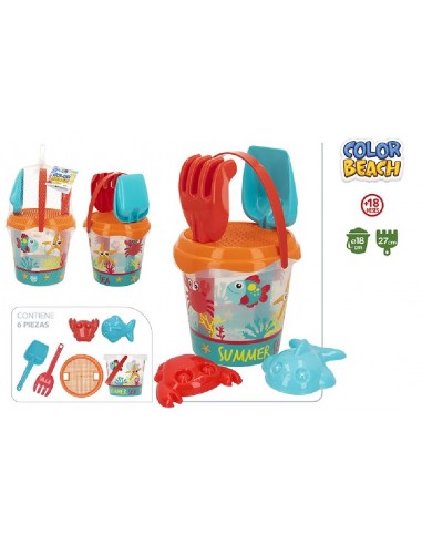 SET CUBO PLAYA 18-CM.SUMMER